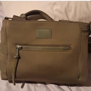 Dagne Dover Olive Green Diaper Messenger Crossbody